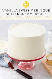 Vanilla Swiss Meringue Buttercream Frosting Recipe Recipe Cake Frosting Recipe Swiss Meringue Buttercream Butter Cream