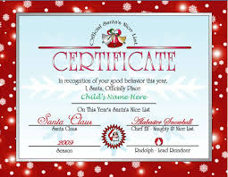 Nice certificate with abstract shapes vector free download. Printable Letter From Santa And Nice List Certificate Other Files Patterns And Templates Nice List Certificate Christmas Gift Certificate Template Santa S Nice List