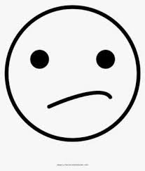 Some of them are not bearing such happy expression; Confused Face Coloring Page Smiley Png Image Transparent Png Free Download On Seekpng