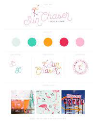 Want to learn how to brand your business effectively? Premade Brand Package Sun Chaser Retro Beach Branding Hipster Flamingo Logo Small Business Business Logo Branding Small Business Logo Brand Packaging