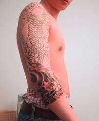 Japanese Koi 3 4 Sleeve Tattoo 12 Anime Sleeve Anime Full Sleeve Tattoo Design Japanese Tattoo Designs Tattoos