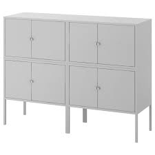 Lixhult Storage Combination Gray 47 1 4x13 3 4x36 1 4 Ikea In 2020 Ikea Ikea Storage Cabinets Ikea Lockers