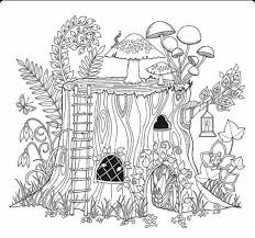 650x878 tree coloring book coloring page book tree med frozen dollar tree. Free Fairy Garden Coloring Pages Blog Coloring Pages Response