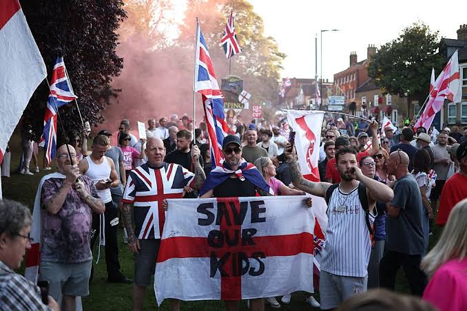 UK asylum hotel protests fuel surge in grassroots nationalism