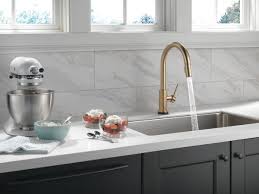 Check spelling or type a new query. Voiceiq Single Handle Pull Down Kitchen Faucet With Touch2o Technology 9159tv Cz Dst Delta Faucet