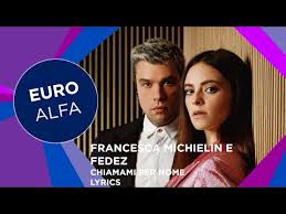 The band won the sanremo music festival 2021 and will represent italy in the eurovision song contest 2021 with the song zitti e buoni (lit. Francesca Michielin Fedez Chiamami Per Nome Deutsche Ubersetzung Lyrics Songtextes De