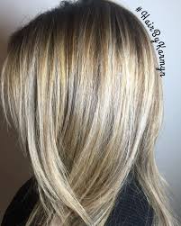 Full Blonde Highlights And Lowlights With A Shadow Root All Redken Haircolor Styled With Oribe And R Co Haircare Pro Hair Color Brown Hair With Lowlights Hair