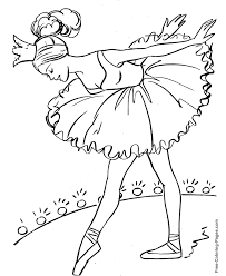 Your guide for all types of crafts. Ballerina Coloring Page