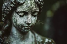 Cemetery Statue Stock Illustrations