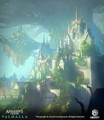 Asgard Early Concept Art Assassin S Creed Valhalla Art Gallery In 2021 Assassin S Creed Valhalla Assassins Creed Art Fantasy Concept Art