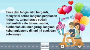 Selamat hari lahir.moga panjang umur murah rezeki. Ucapan Selamat Hari Jadi