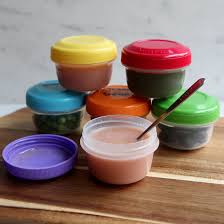 Buying guides of baby food storage containers. Plastic Baby Food Storage Containers 4oz Set Of 12 Weesprout