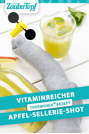 Vitaminreicher Apfel Sellerie Shot Rezept Fur Den Thermomix Rezept Rezepte Thermomix Thermomix Thermomix Rezepte
