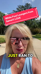 Love sharing a good find ❤️I have been wanting some of these pool loungers  and I ran into Sam’s today and they had them marked down for $179. easy to  assemble. I can’t wait to try them out. I love the ...