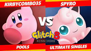 Glitch 8 SSBU - Spyro (Jigglypuff) Vs. Kirbycombo35 (Kirby) Smash Ultimate  Tournament Pools - YouTube