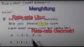 Atau bisa dicari dengan rumus Rata Rata Harmonik Statistika Youtube