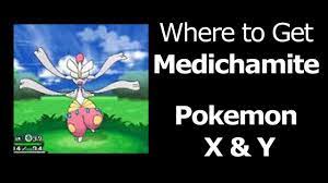 Where to find Medichamite Pokemon X Y Medichamite Mega Medicham Item -  YouTube