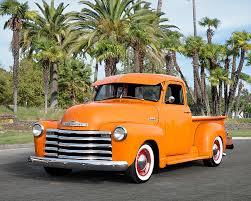 Image result for Orange 1952 Truck