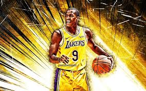 Shaquille o'neal dominated the paint with the lakers for 8 years, and now has his number hanging in the rafters at staples. Download Wallpapers 4k Rajon Rondo Grunge Art Nba Los Angeles Lakers Basketball Stars Rajon Pierre Rondo Yellow Abstract Rays Basketball La Lakers Creative Rajon Rondo Lakers Rajon Rondo 4k For Desktop Free