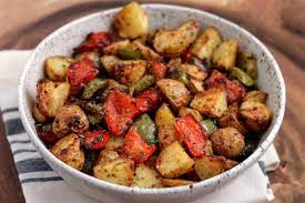 These potatoes come out nice and crispy, and you can make a massive batch of them in no time. Air Fryer Breakfast Potatoes Kinda Healthy Recipes