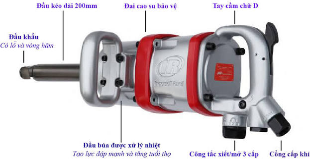 S&uacute;ng vặn bu l&ocirc;ng kh&iacute; n&eacute;n IR E688-8