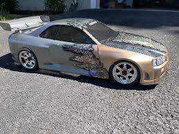 Skyline R34 body I just finished up for a forum member here 👍🏼 | ARRMA RC  Forum