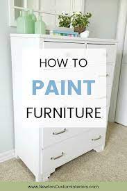 How To Paint Wood Furniture With No Brush Strokes Repainting Furniture Painting Wood Furniture Painted Furniture