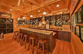 Rustic counter & bar stools : 125 Best Man Cave Ideas Furniture Decor Pictures Designing Idea