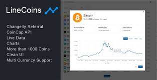Linecoins React Cryptocurrency Live Tracker Data Charts Time Tracker Cryptocurrency