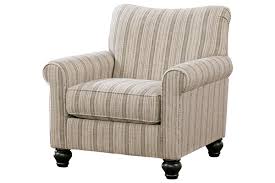 Showroom Stripe Accent Chair Linen Accent Chairs Furniture