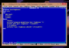 Menghitung luas segitiga free pascal. Menghitung Luas Segitiga Luas Lingkaran Dan Luas Setengah Lingkaran Menggunakan Turbo Pascal Melda Saputri Daulay