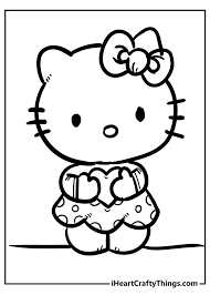 Learn how to draw a heart that is injured with a band aid in a few steps. Hello Kitty Coloring Pages Cute And 100 Free 2021