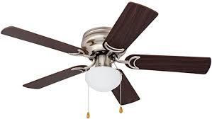 Browse these small ceiling fans on amazon. Prominence Home 80029 01 Alvina Led Globe Light Hugger Low Profile Ceiling Fan 42 Inches Satin Nickel Amazon Com