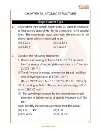 Same 4 average atomic weight. Jee Advanced Atomic Structure Important Questions