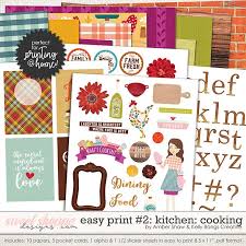 In My Kitchen Cooking Easy Print 2 By Amber Shaw And Kelly Bangs Creative Simple Prints Creative Digital Design