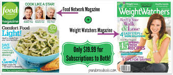 Check spelling or type a new query. Food Network And Weight Watchers Magazines Pandora S Deals