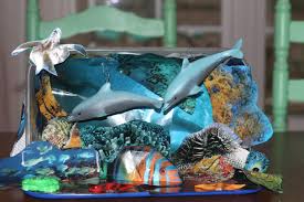 Biome In A Box Marine Biome Out Of A Shoebox Shoebox Habitat Project Habitats Projects Biomes Project Biomes