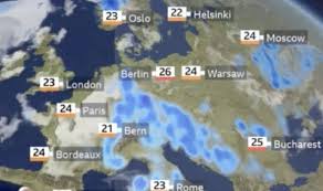 Afternoon light rain, evening partly cloudy, morning and night clear. Leamington Spa Weather Saturday