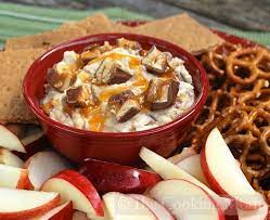 Snickers Dip The Cooking Mom Snickers Dip Recipes Appetizer Snacks