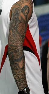 Angel tattoo looks beautiful with open wings. 25 Ideas Tattoo Sleeve Men Arm Angels Ink For 2019 Muzhskie Tatuirovki Indijskie Tatuirovki Tatuirovki Rukava