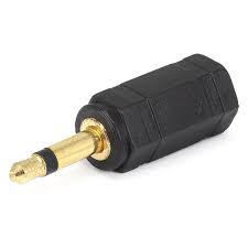 It is cylindrical in shape with two, three, or four contact points separated by insulating material. 3 5mm 1 8 Mono Plug To 3 5mm 1 8 Stereo Jack Adapter Gold Plated Electronics123