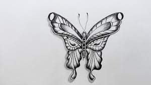 How to sketch a butterfly. How To Sketch A Butterfly Youtube