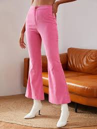 Unless you have had your lower 2 ribs removed spring cleaning may mean a smaller wardrobe. High Waist Flare Leg Cord Pants Shein Eur