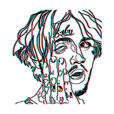 Lil Peep Monimiau16activity S Artist Shop In 2021 Rapper Art Trippy Painting Lil Peep Hellboy