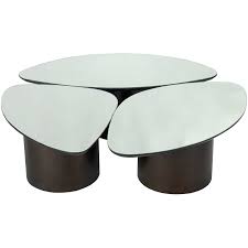 Silver calzada 3 piece coffee table set. Mirage Coffee Table Set Of 3 Liang Eimil Luxdeco Com