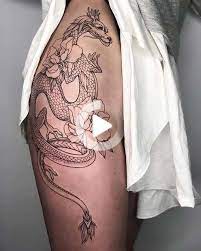 20 Epic Chinese Dragon Tattoo Ideeen Inspiratie Dragon Thigh Tattoo Thigh Tattoos Women Hip Tattoos Women