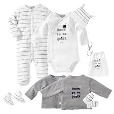 Trousseau De Naissance 7 Pieces Bebe Blanc Gris Vue 1 Enxoval De Menina Recem Nascido Enxoval