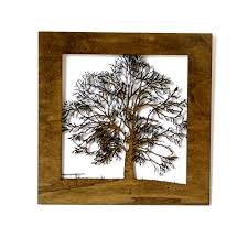 I have been writing a series on landscape ideas for camping lots and i just could not resist adding this one to the mix. Wooden Oak Tree Wall Art By For Me For You Designs Notonthehighstreet Com