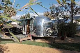 Near Santa Barbara Airstream Park 4 People 149 Night Channel Islands Np Nearby And It S Off Rt 40 Think Yes Airstream Trailer Living Romantic Weekend