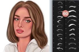 Procreate Eyelashes Stamp Brushes Set Graphic by Calcool · Creative Fabrica